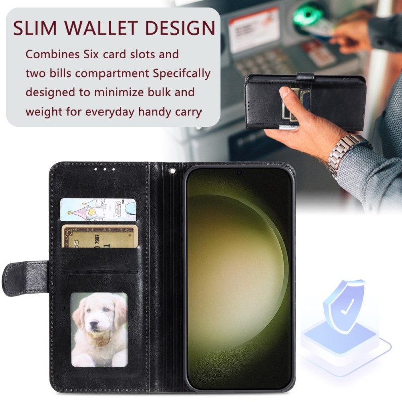 Fodral För Samsung Galaxy S26 Plus 6 Kortfack Och Handledsrem