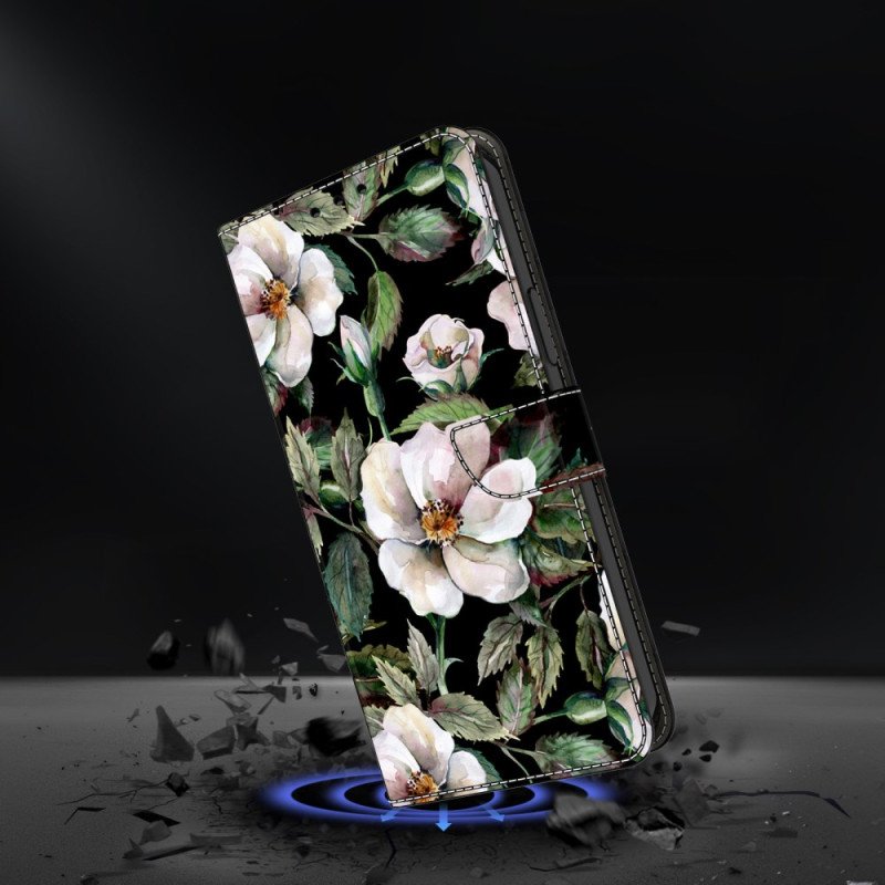 Fodral Samsung Galaxy S26 Plus Vitt Blommotiv