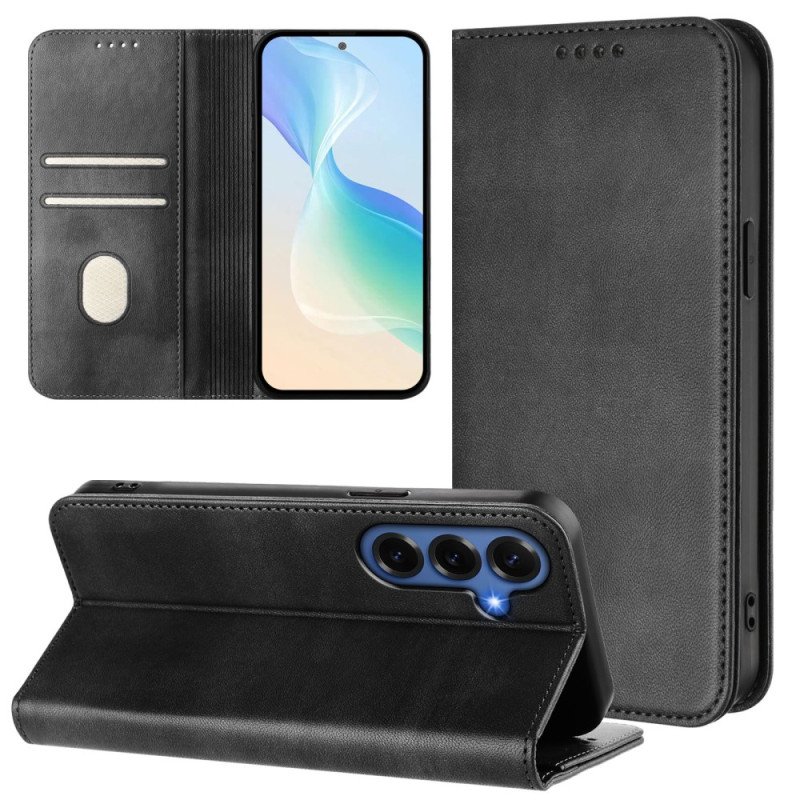 Folio-fodral För Samsung Galaxy S26 Plus Texturerat Rfid-skydd Retro