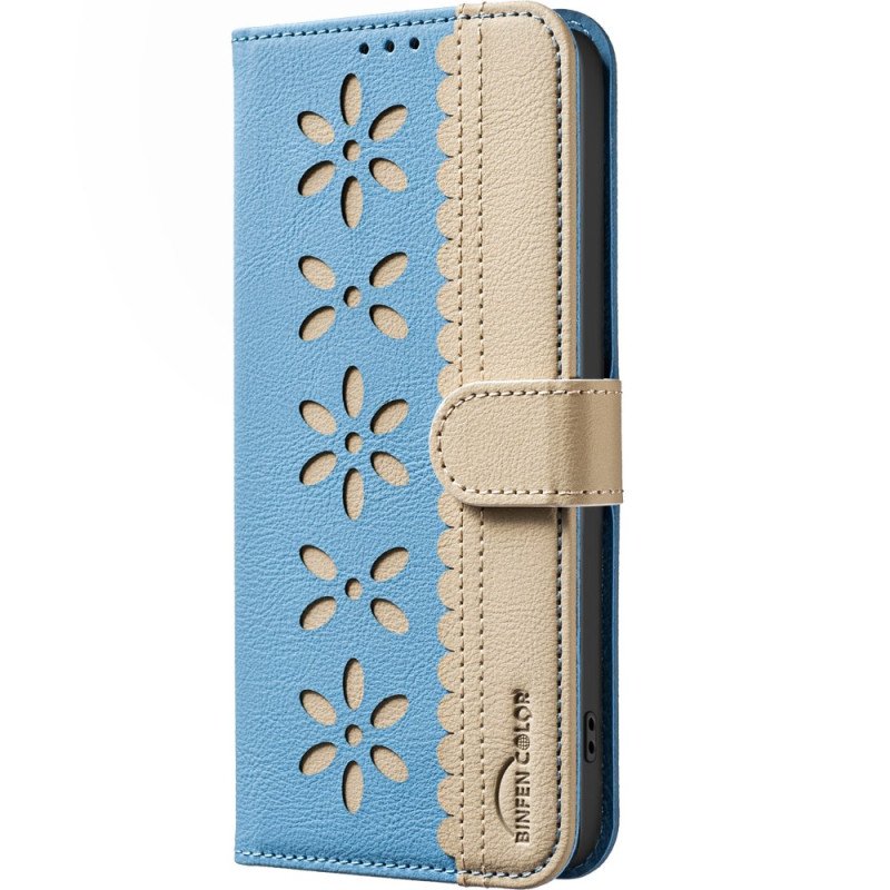 Läderfodral Samsung Galaxy S26 Plus Telefonfodral Blommig Binfen Colo