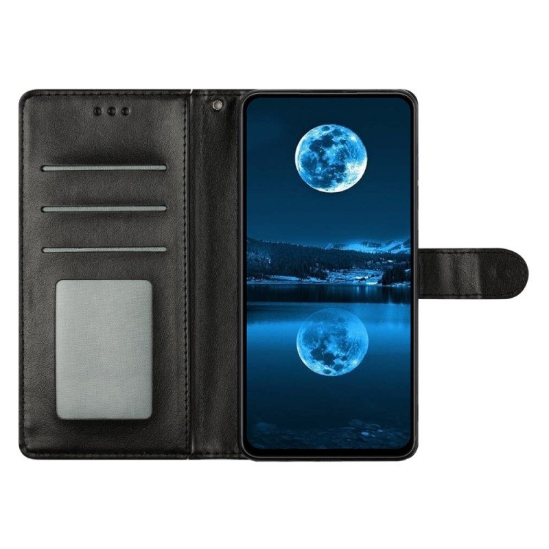 Läderfodral Samsung Galaxy S26 Plus Telefonfodral Enkel Lädereffekt