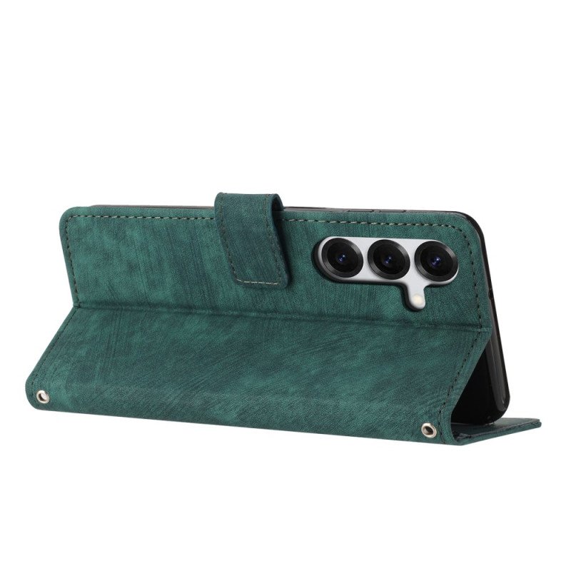 Läderfodral Samsung Galaxy S26 Plus Telefonfodral Retro