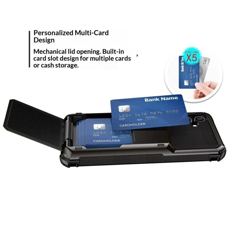 Skal För Samsung Galaxy S26 Plus Flip-korthållare