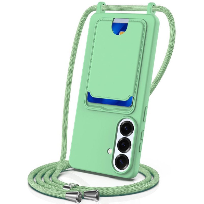 Skal För Samsung Galaxy S26 Plus Korthållare Och Snodd