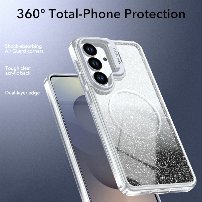 Skal Samsung Galaxy S26 Plus Telefonfodral Magnetisk Gradientglitter Och Baksida