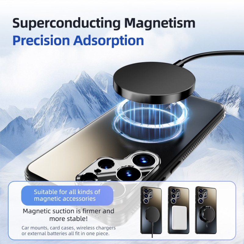 Skal Samsung Galaxy S26 Plus Telefonfodral Magnetisk Med Termiskt Skydd Och Linsfilm