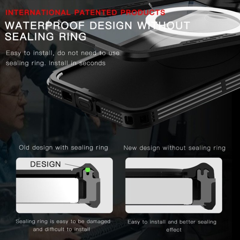 Skal Samsung Galaxy S26 Plus Telefonfodral Vattentät Magnetisk Redpepper