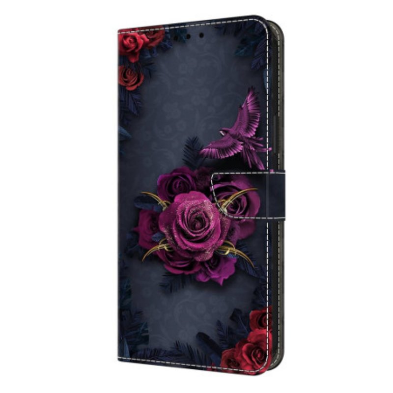 Skyddsfodral Samsung Galaxy S26 Plus Lysande Lila Blommor