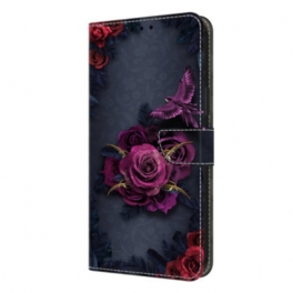 Skyddsfodral Samsung Galaxy S26 Plus Lysande Lila Blommor