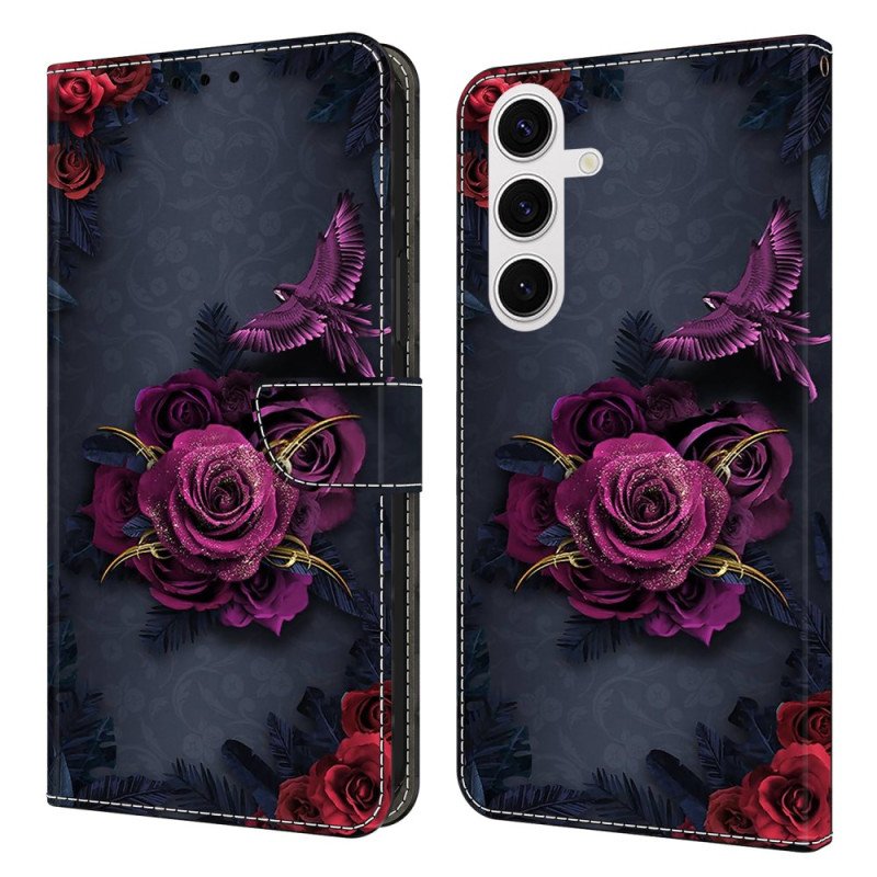 Skyddsfodral Samsung Galaxy S26 Plus Lysande Lila Blommor