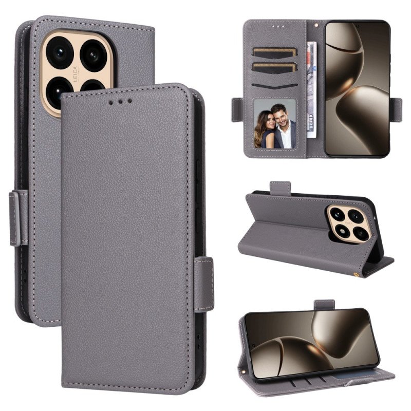 Fodral Xiaomi 15t Konstläder Med Rem