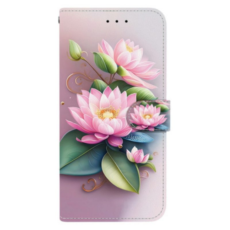 Fodral Xiaomi 15t Lotusmönster