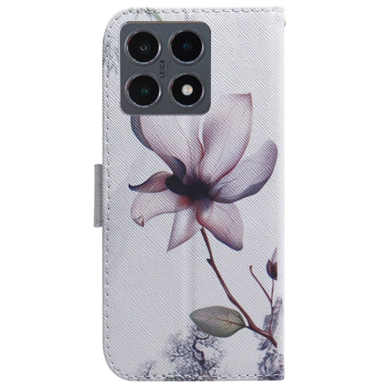 Fodral Xiaomi 15t Rosa Blomma