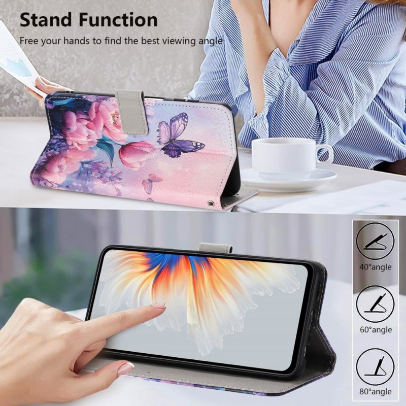 Fodral Xiaomi 15t Rosa Tulpaner