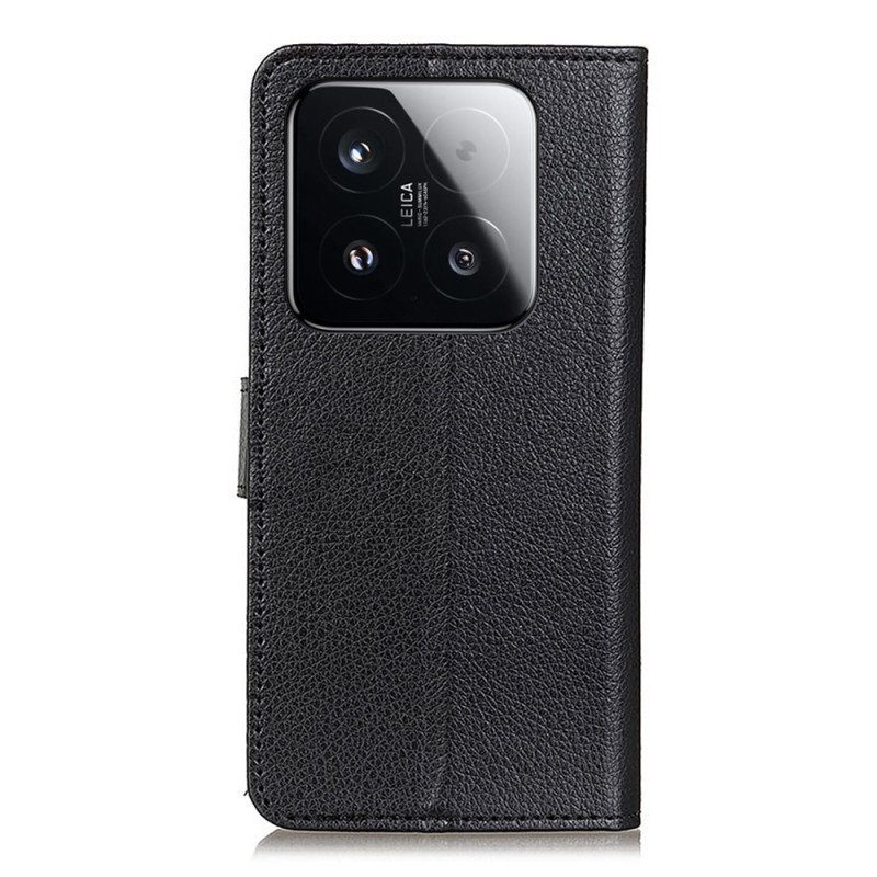 Fodral Xiaomi 15t Traditionellt Konstläder