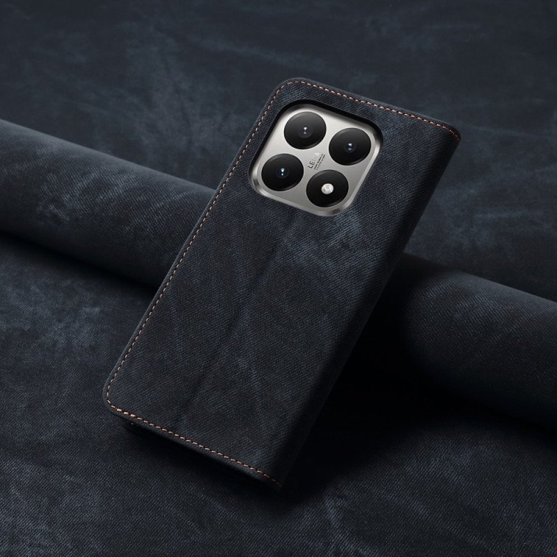 Folio-fodral Xiaomi 15t Denimtyg