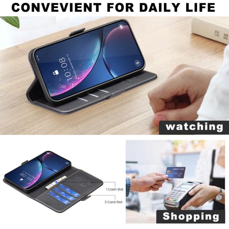 Läderskal Fodral Xiaomi 15t Binfen-färg