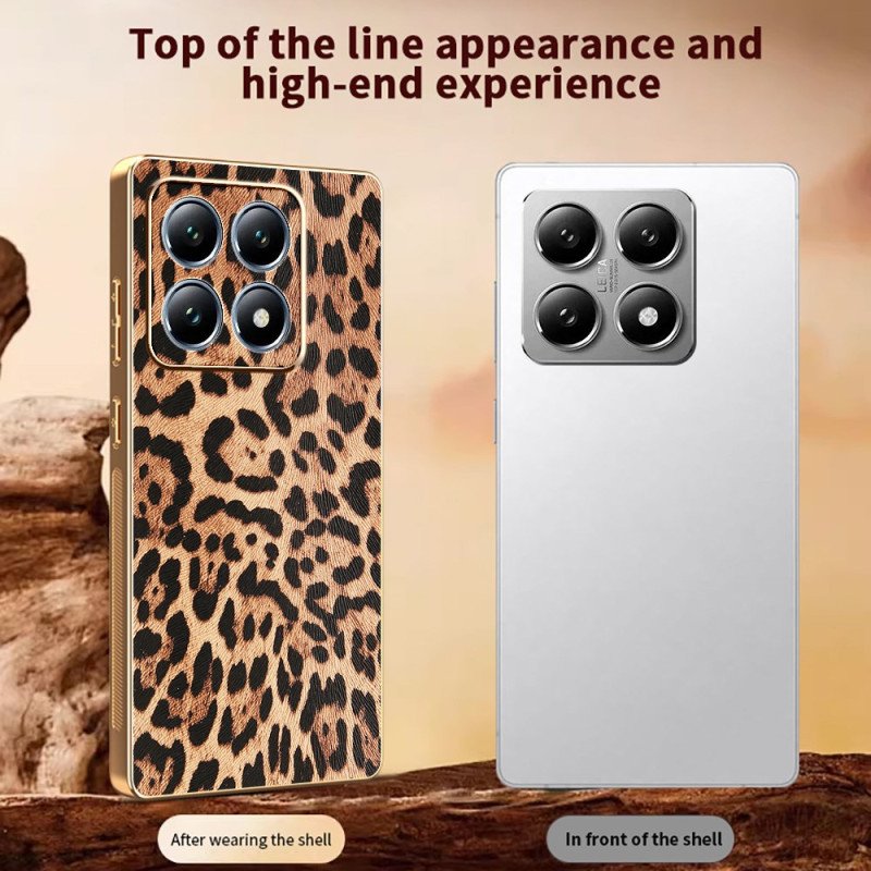 Skal Xiaomi 15t Leopardmönster