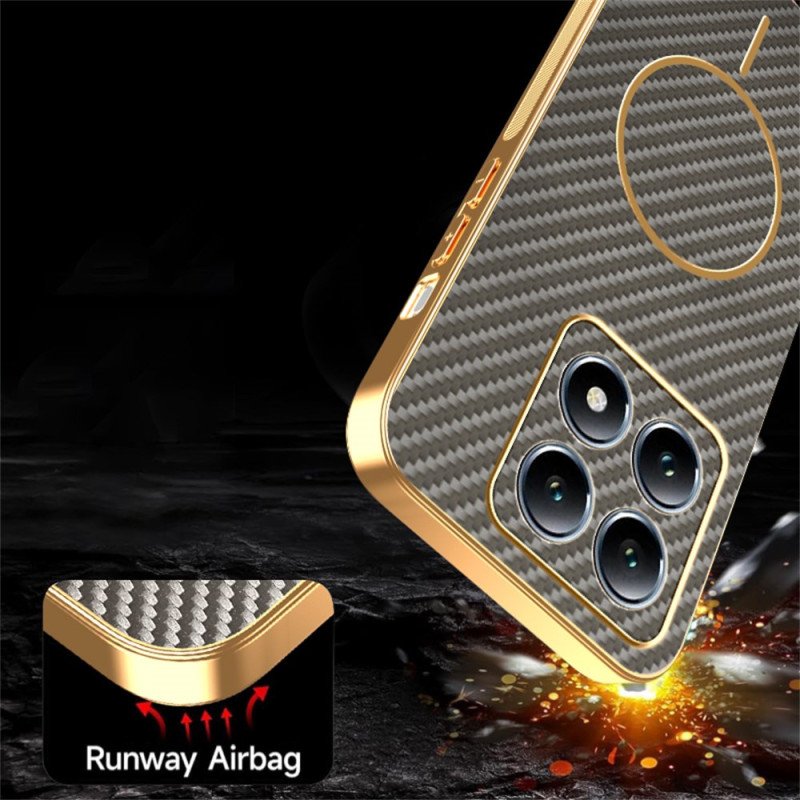 Skal Xiaomi 15t Telefonfodral Kolfiberstruktur