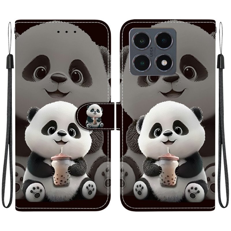 Skyddsfodral Xiaomi 15t Pandamönster