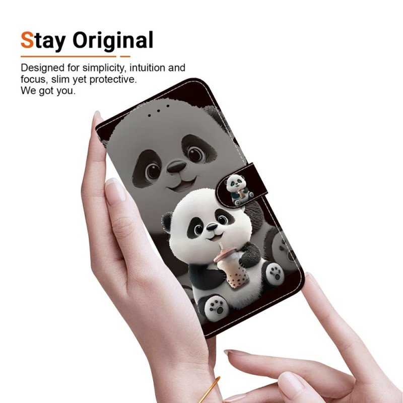 Skyddsfodral Xiaomi 15t Pandamönster