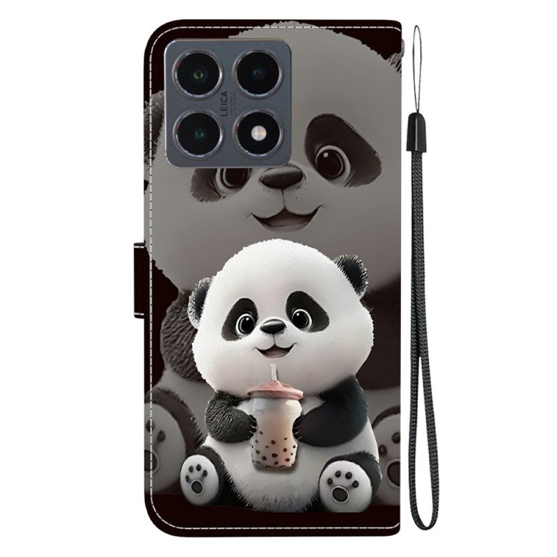 Skyddsfodral Xiaomi 15t Pandamönster