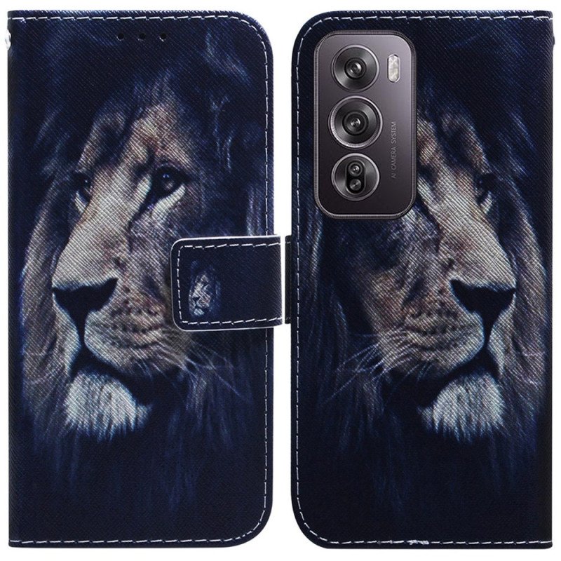 Skyddsfodral Oppo Reno 12 Pro 5g Drömmande Lejon