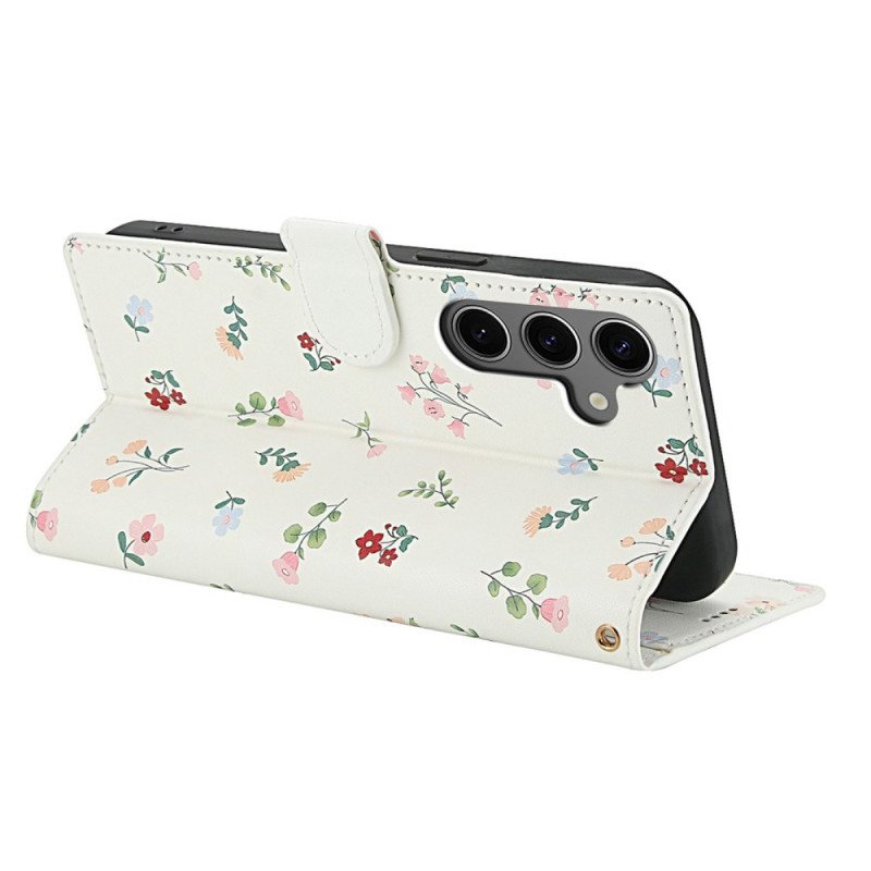 Fodral Samsung Galaxy S25 Fe Blommigt Snodd