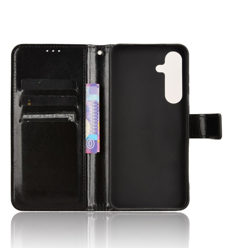 Fodral Samsung Galaxy S25 Fe Flashigt Konstläder