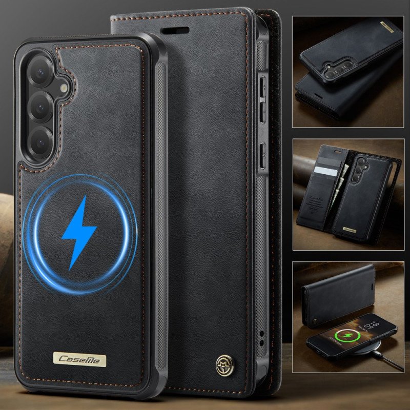 Fodral Samsung Galaxy S25 Fe Plånbok Med Avtagbart Fodral Rfid