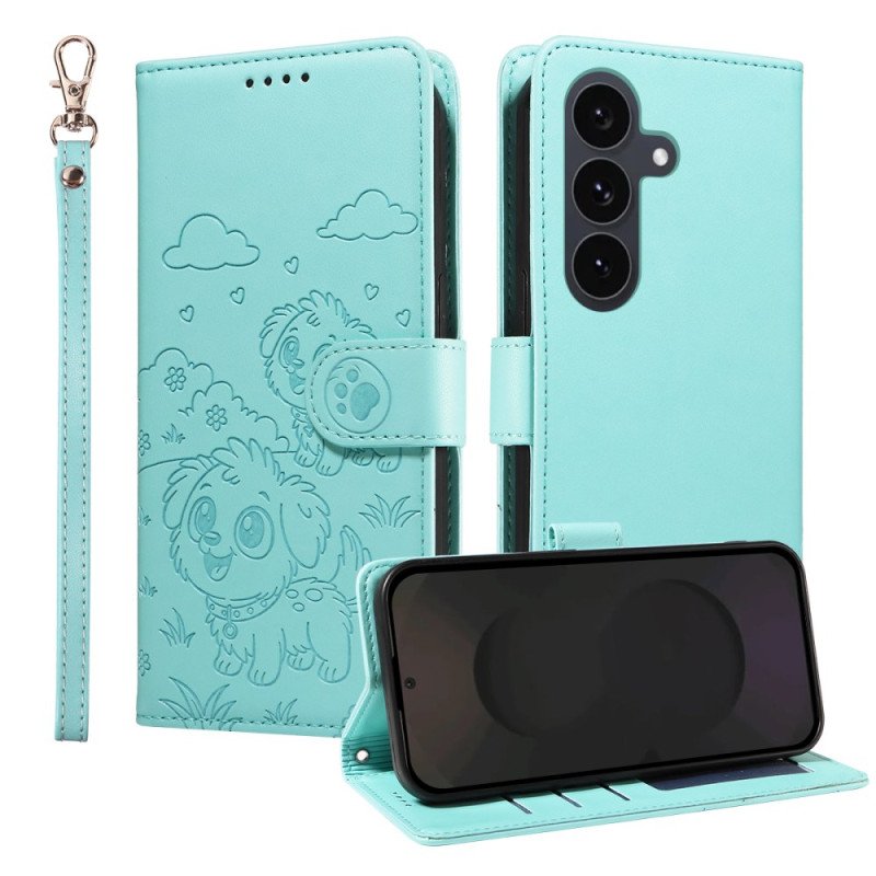 Fodral Samsung Galaxy S25 Fe Rfid-blockering Och Hundmönster