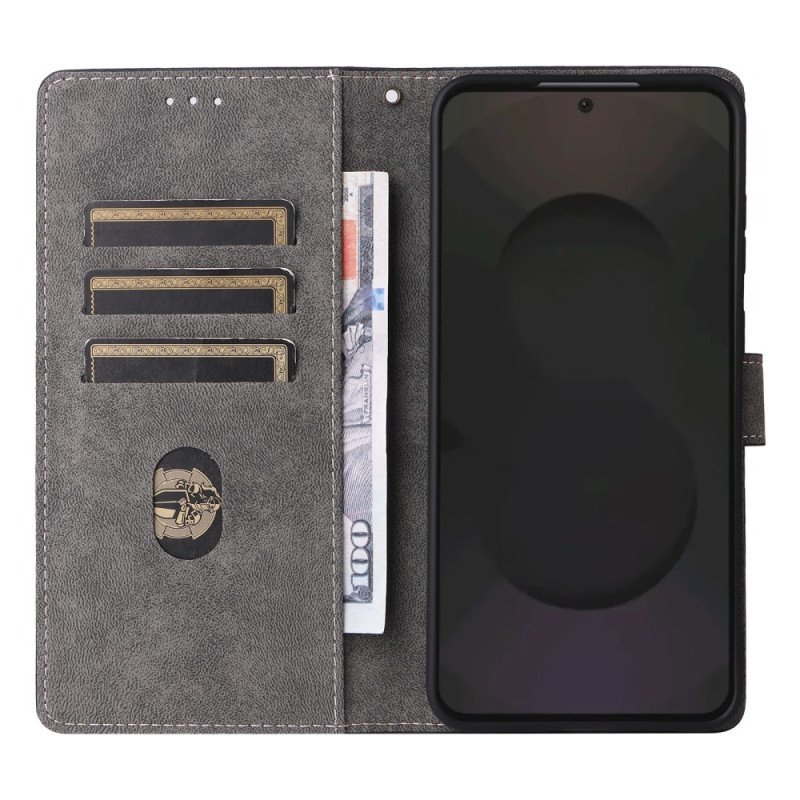 Fodral Samsung Galaxy S25 Fe Rfid-skydd Mockaeffekt