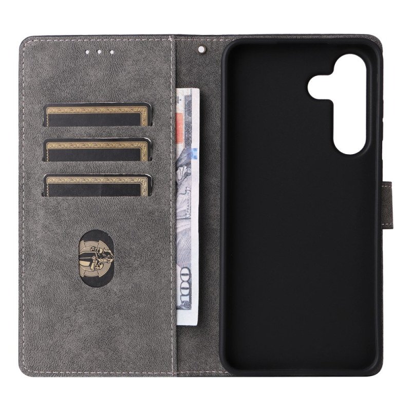 Fodral Samsung Galaxy S25 Fe Rfid-skydd Mockaeffekt