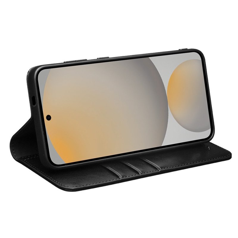 Folio-fodral Samsung Galaxy S25 Fe Telefonfodral Qialino Läder