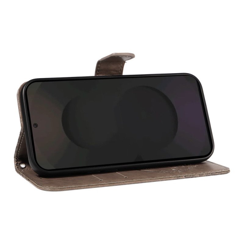 Läderfodral Samsung Galaxy S25 Fe Telefonfodral Grafisk Fjäril