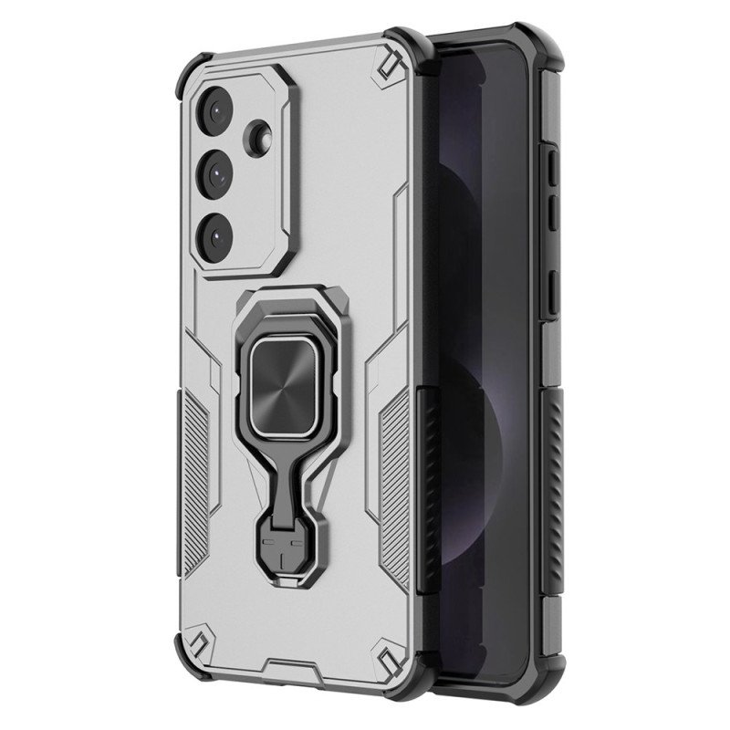 Skal För Samsung Galaxy S25 Fe Inbyggt 360-graders Stativ