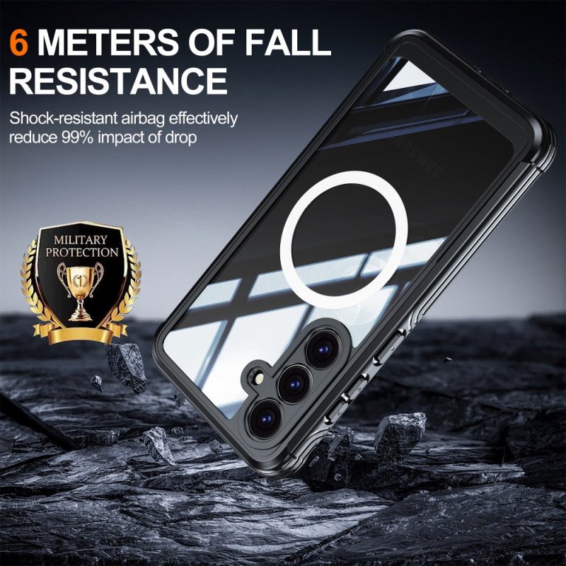 Skal För Samsung Galaxy S25 Fe Magnetisk Med Skärmskydd