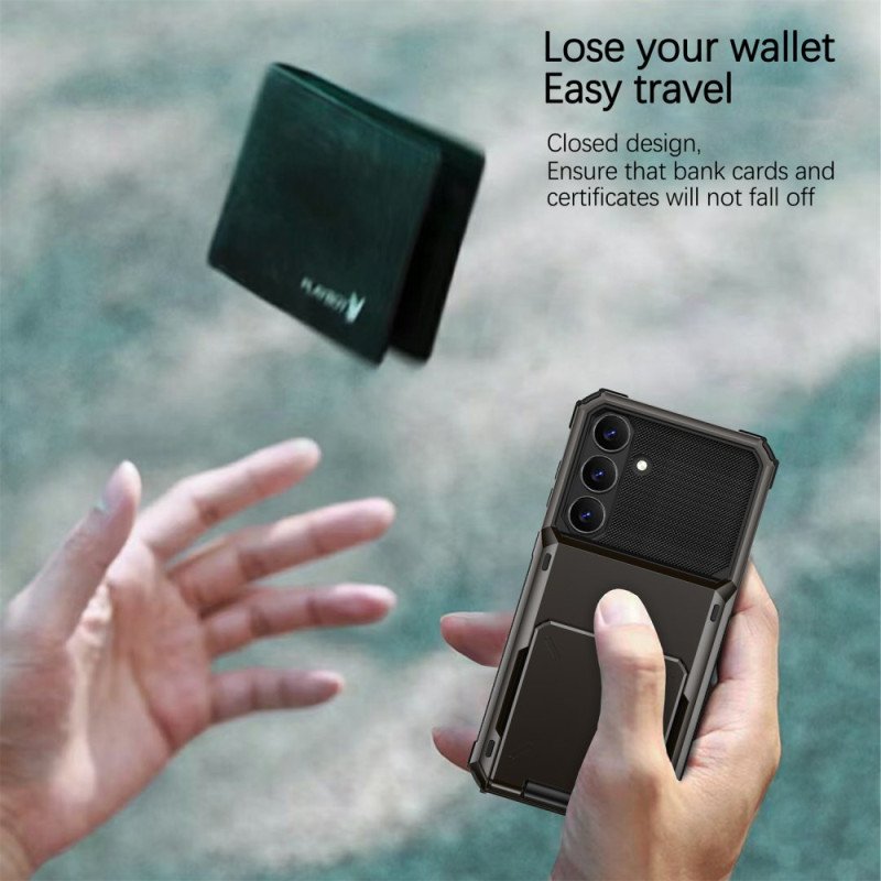 Skal Samsung Galaxy S25 Fe Telefonfodral Flip-korthållare