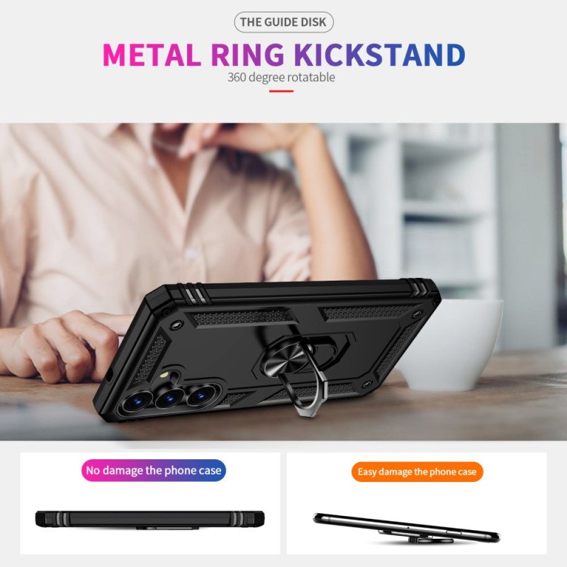 Skal Samsung Galaxy S25 Fe Telefonfodral Robust Med Roterande Ringhållare
