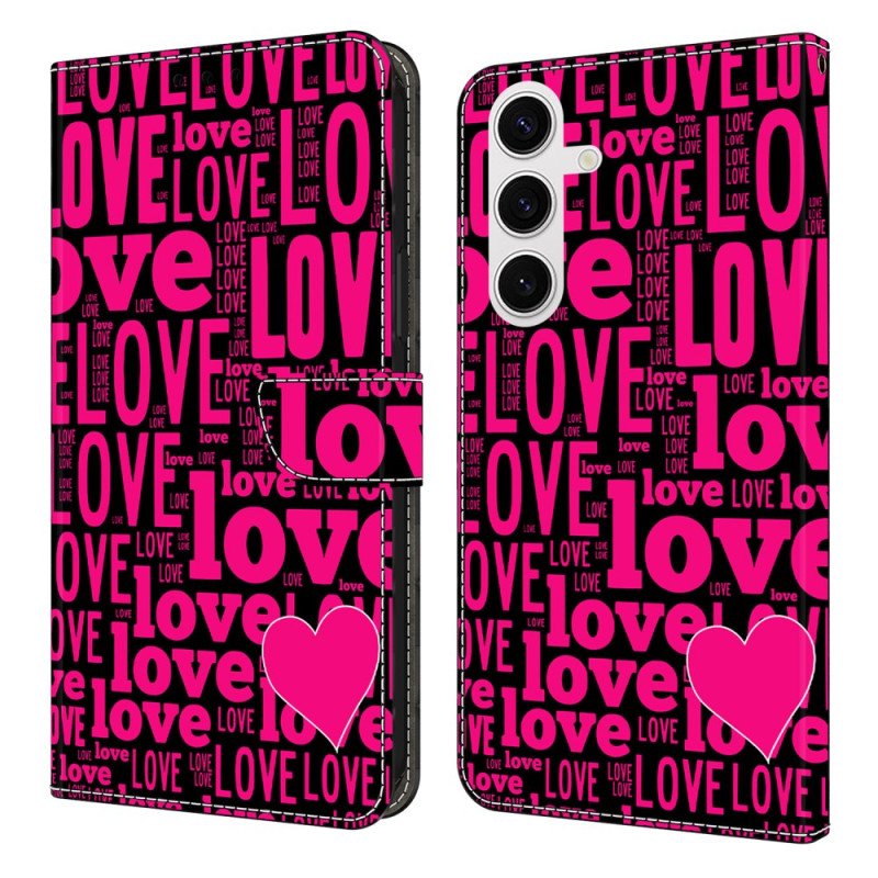 Skyddsfodral Samsung Galaxy S25 Fe Kärlek