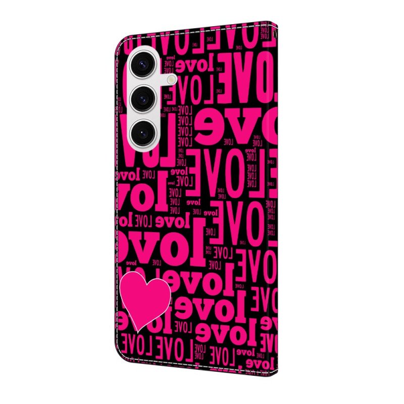 Skyddsfodral Samsung Galaxy S25 Fe Kärlek