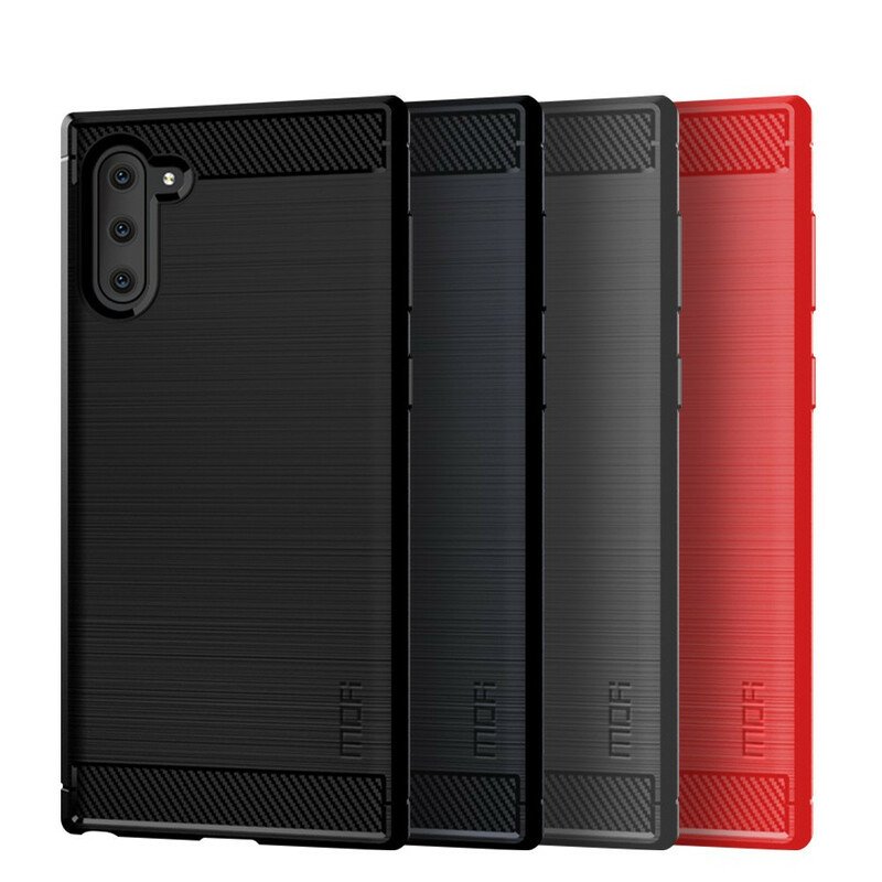 Skal Samsung Galaxy Note 10 Mofi Borstad Kolfiber