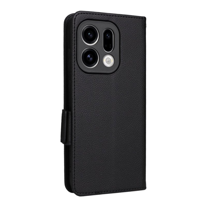 Fodral Oppo Find X9 5g Konstläder Med Rem