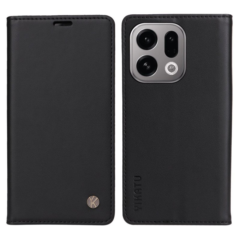Folio-fodral För Oppo Find X9 5g Yikatu