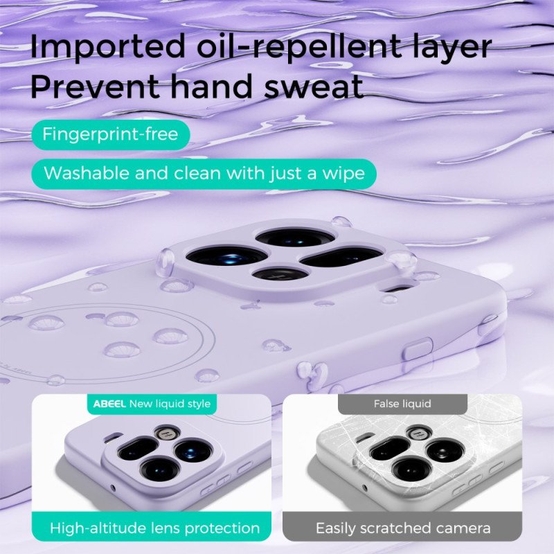 Skal För Oppo Find X9 5g Abeel Flytande Silikon Magsafe