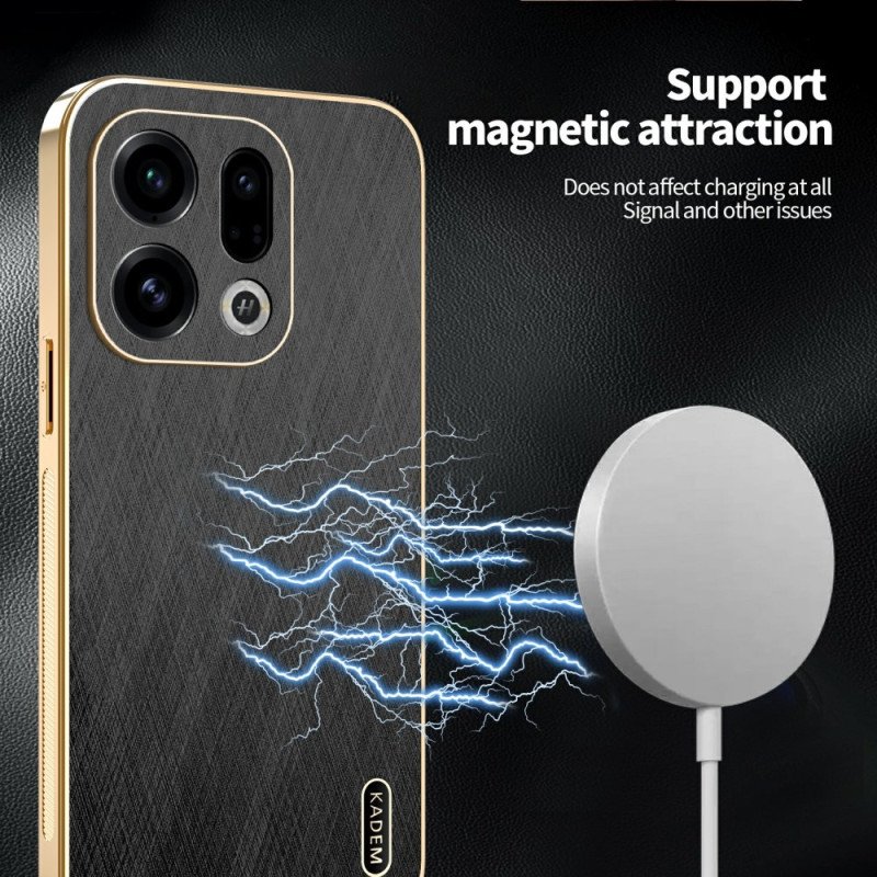 Skal Oppo Find X9 5g Kadem Lädereffekt