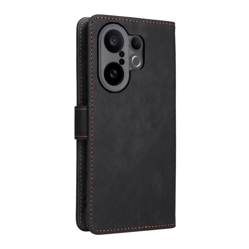 Läderfodral Vivo X200 Fe Telefonfodral Rem I Mockaeffekt