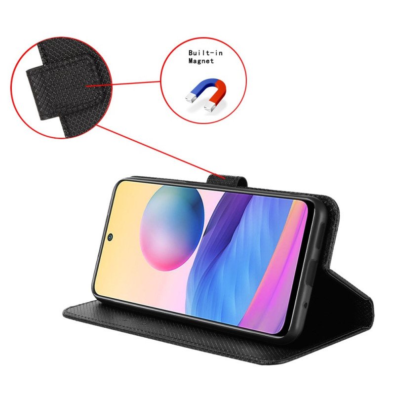 Läderfodral Vivo X200 Fe Telefonfodral Texturerat Konstläder