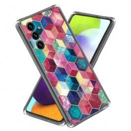 Skal För Samsung Galaxy A15 5g Färgade Block