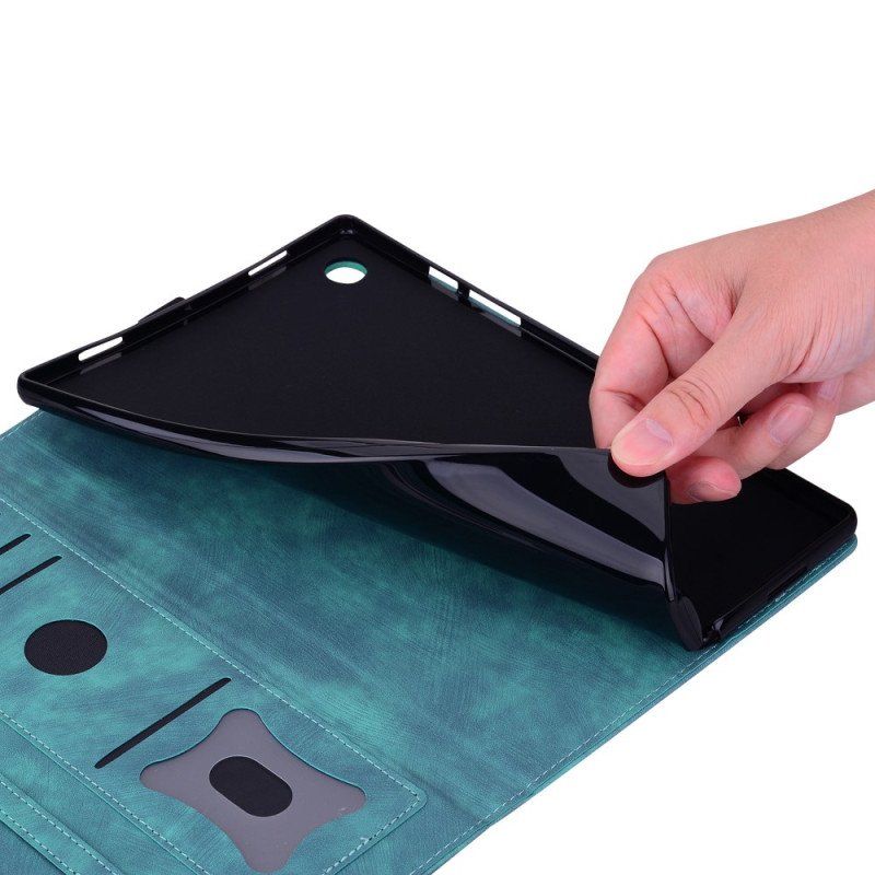 Skyddsfodral Samsung Galaxy Tab S11 Ultra Kattmotiv I Mockaeffekt